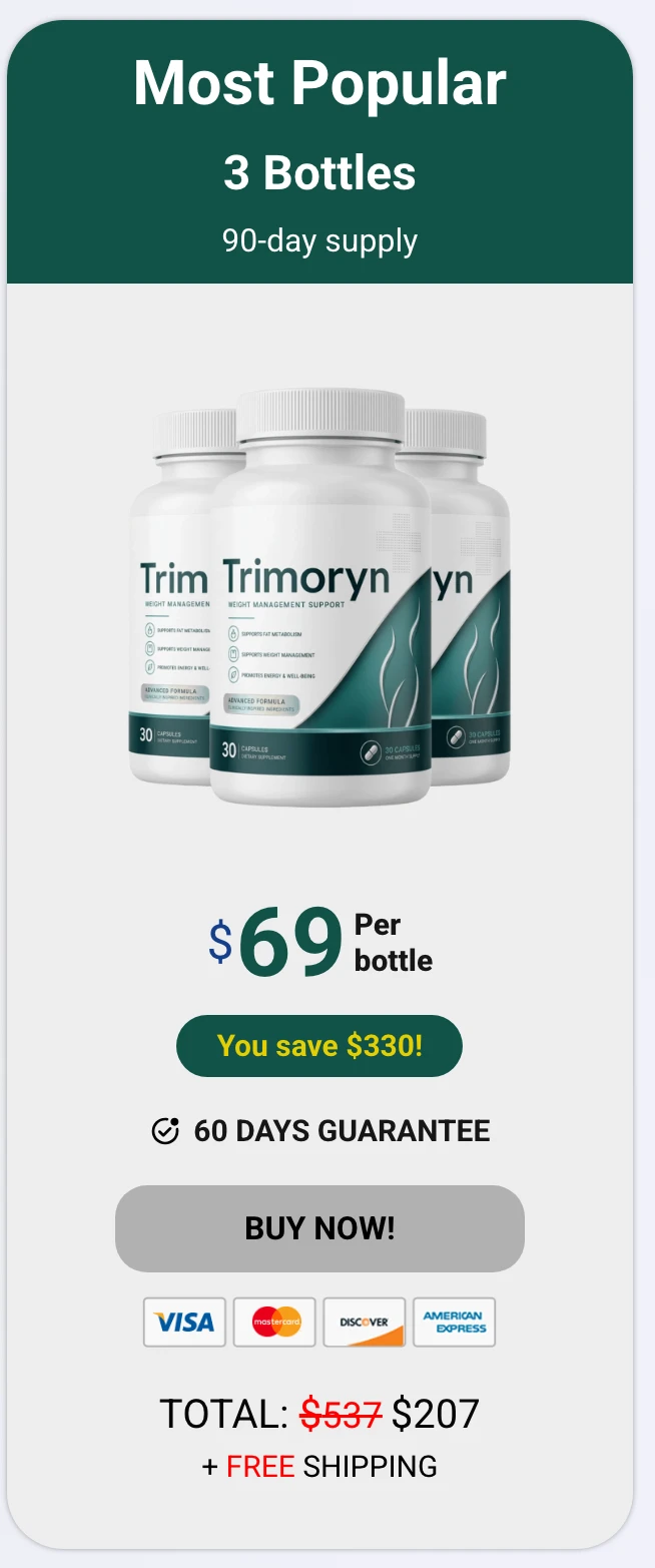 Trimoryn 3 bottles